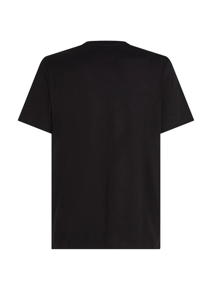 تومي هيلفيغر Logo Crew Neck T-Shirt