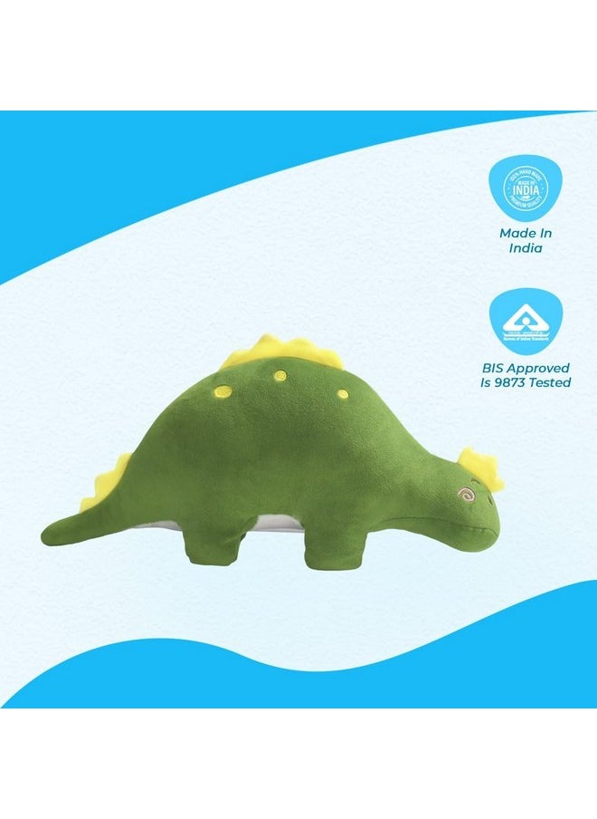 ERRECOM Ultra 16 inch Cute Stegosaurus Fully Stuffed Soft Plush Toy for Kids in Green|Animal Toy Birthday|Anniversary|Christmas|Diwali|Home Décor  - Image 4