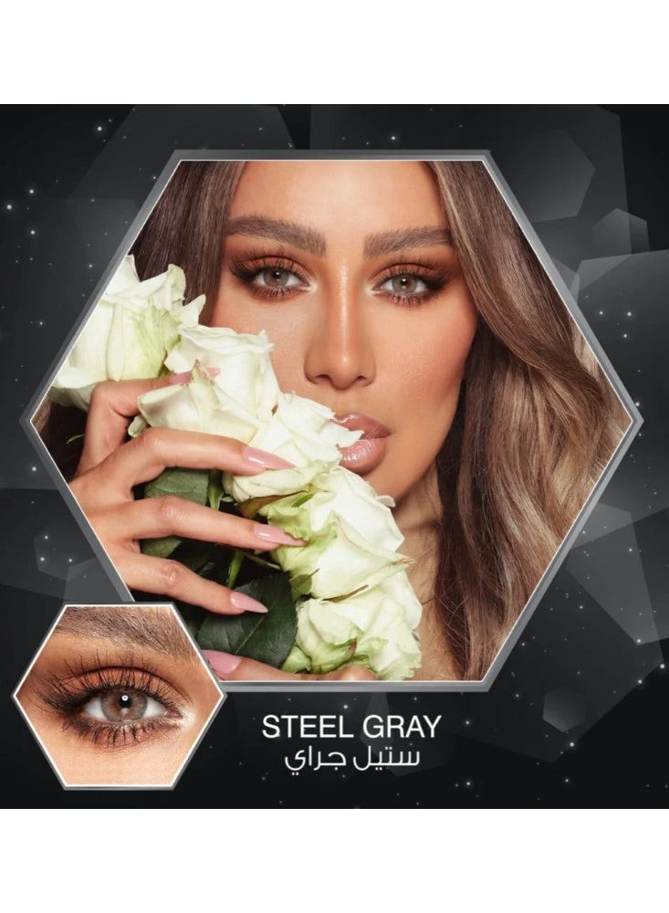 Amara Women 10 Daily Color Contact Lenses Gray - Image 3
