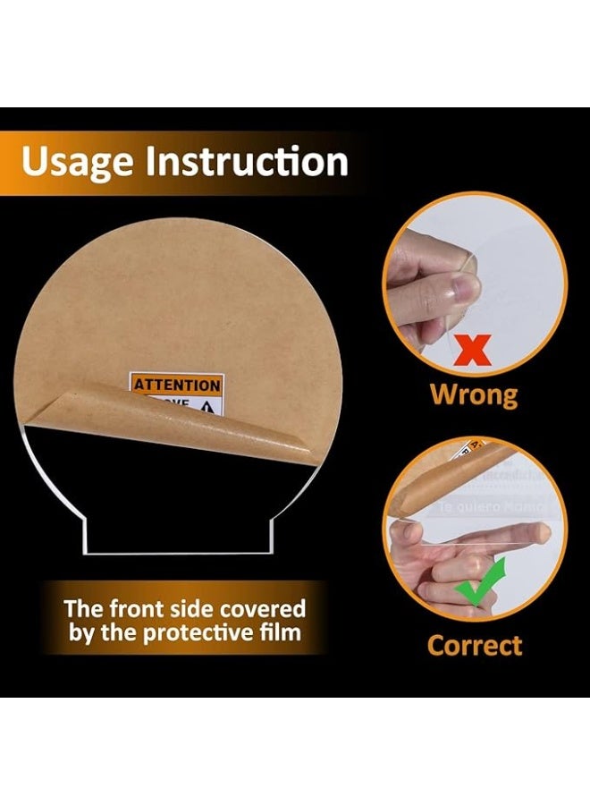 LED Night Light for Dad, 3D Illusion Lamp with Sentimental Message, Warm White, Acrylic, USB Powered, Eye-Caring Design, Perfect Gift - Image 3