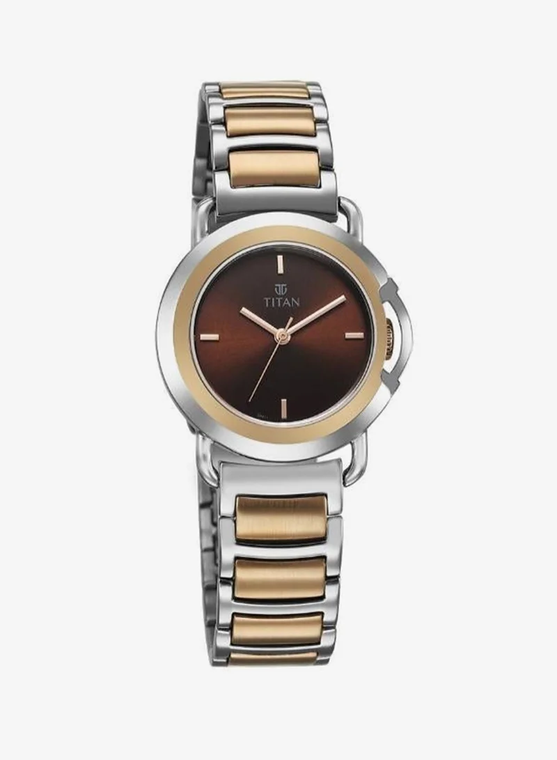 تيتان Women's Stainless Steel Analog Watch 95324KM01 - 32 mm