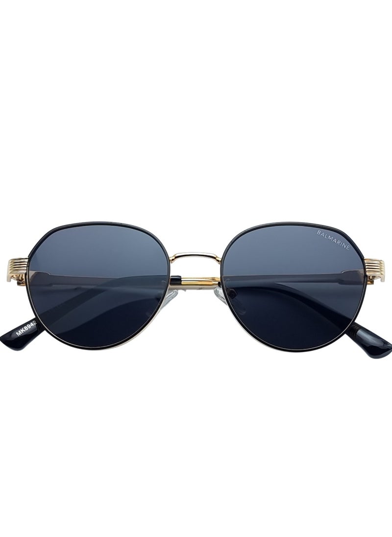 BALMARINE BALMARINE Unisex  Round Edge Cut Sunglasses  - Image 3