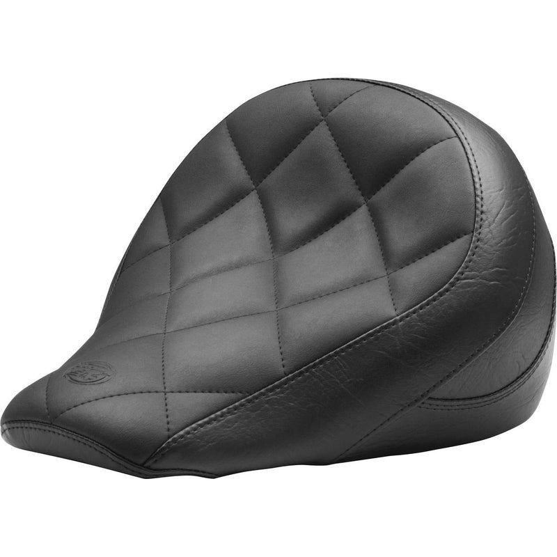 Mustang 76842 Standard Touring Solo Motorcycle Seat with Diamond Stitching for Indian Scout Bobber 2018-19, Black