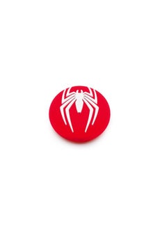 PS4 Handle Silicone Cap PS5 Key Cap XBOXONE Gamepad Silicone Protective Cap 3D Rocker Cap-Product Color:Gp5-4-017 White Spider On Red Background
