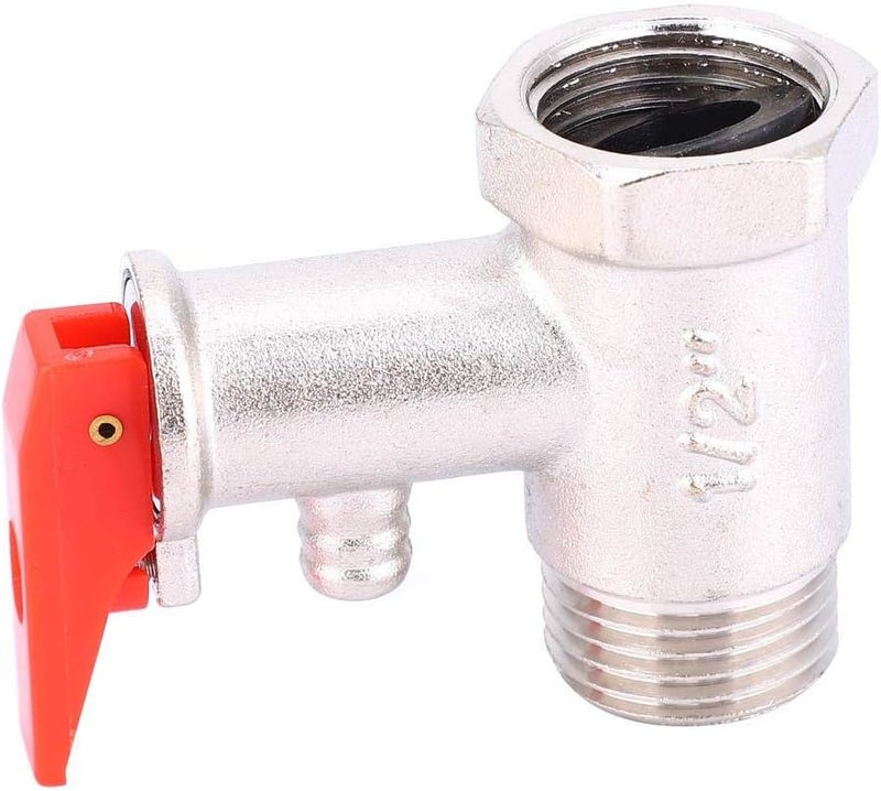 klarako Safety Valve Water Heater Pressure Relief Check Brass Plated Pressure Valve 0.9MPa G1/2in - Image 4