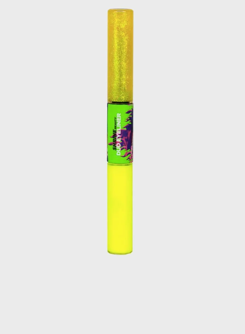 The Gypsy Shrine Neon Yellow & Yellow Glitter Duo Eyeliner