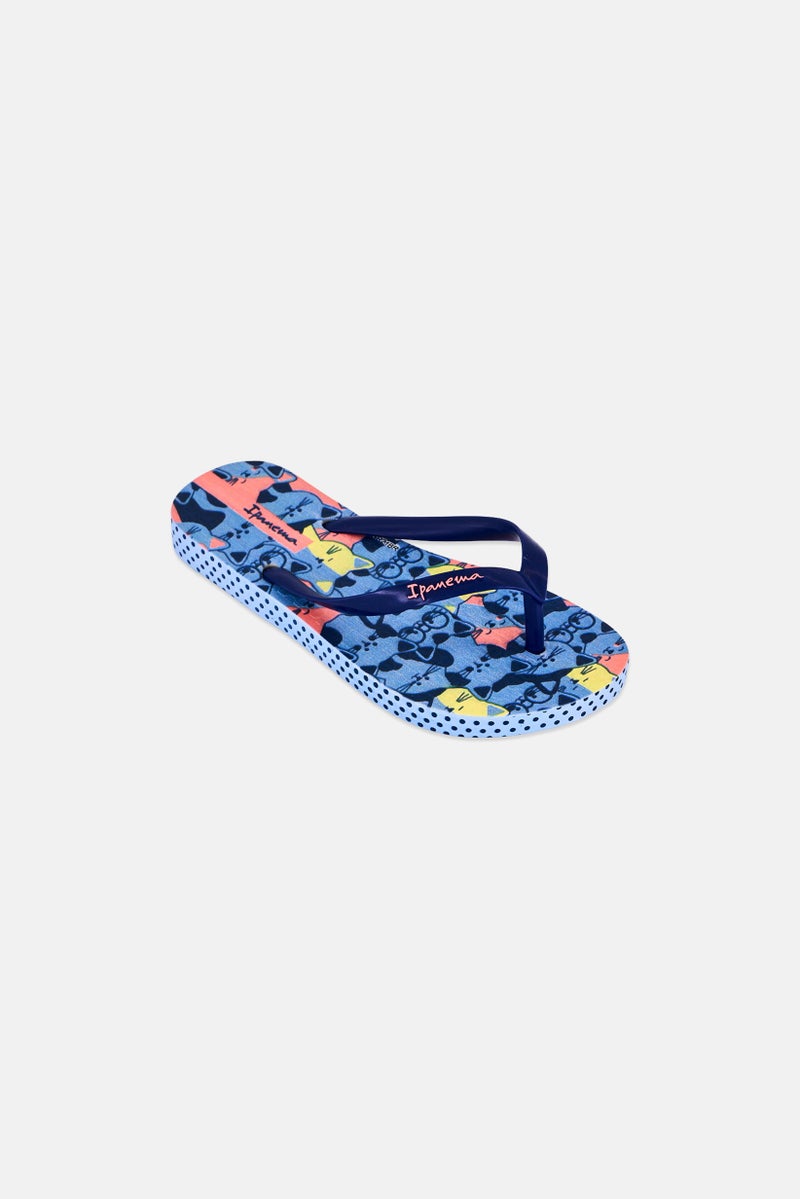 Ipanema Kids Boy Pets Slip On Slippers, Blue - Image 1