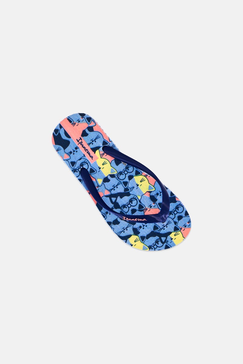 Ipanema Kids Boy Pets Slip On Slippers, Blue - Image 4