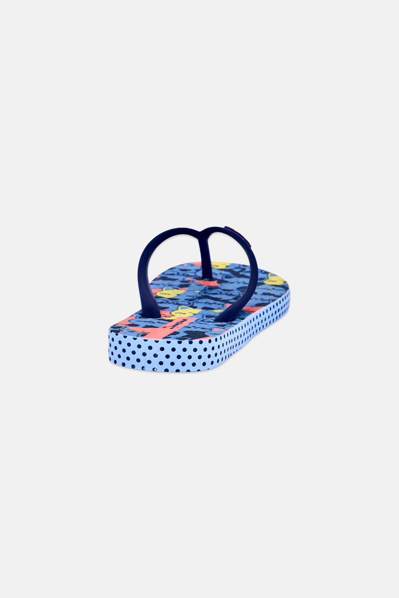Ipanema Kids Boy Pets Slip On Slippers, Blue - Image 3