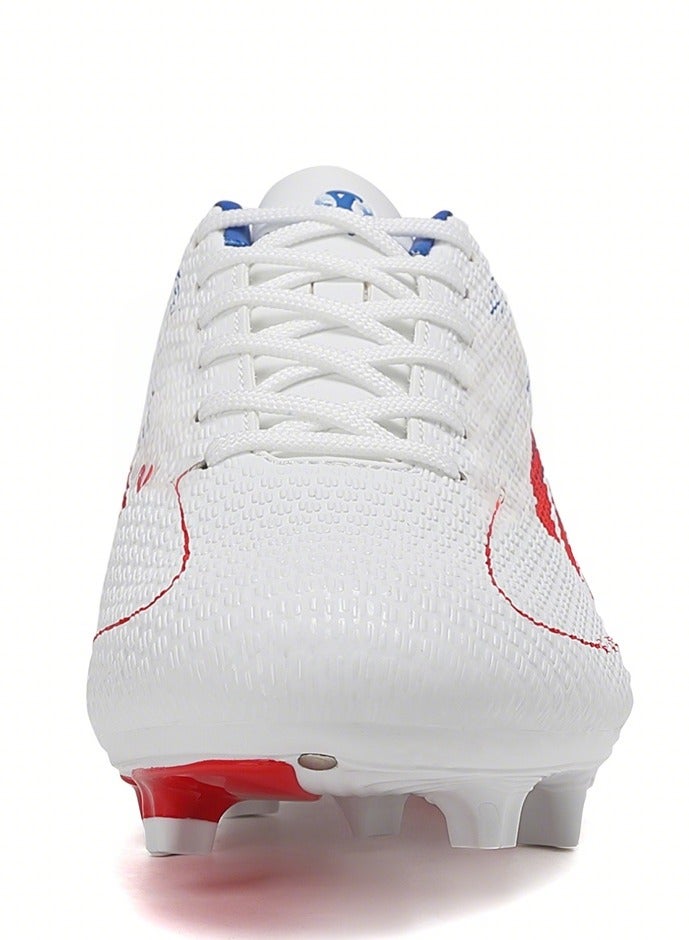 جناح السماء أحذية كرة قدم للرجال والنساء على أرض صلبة، أحذية كرة قدم منخفضة الارتفاع، نعل FG، أحذية كرة قدم خفيفة الوزن للتدريب الاحترافي في الهواء الطلق - Image 4