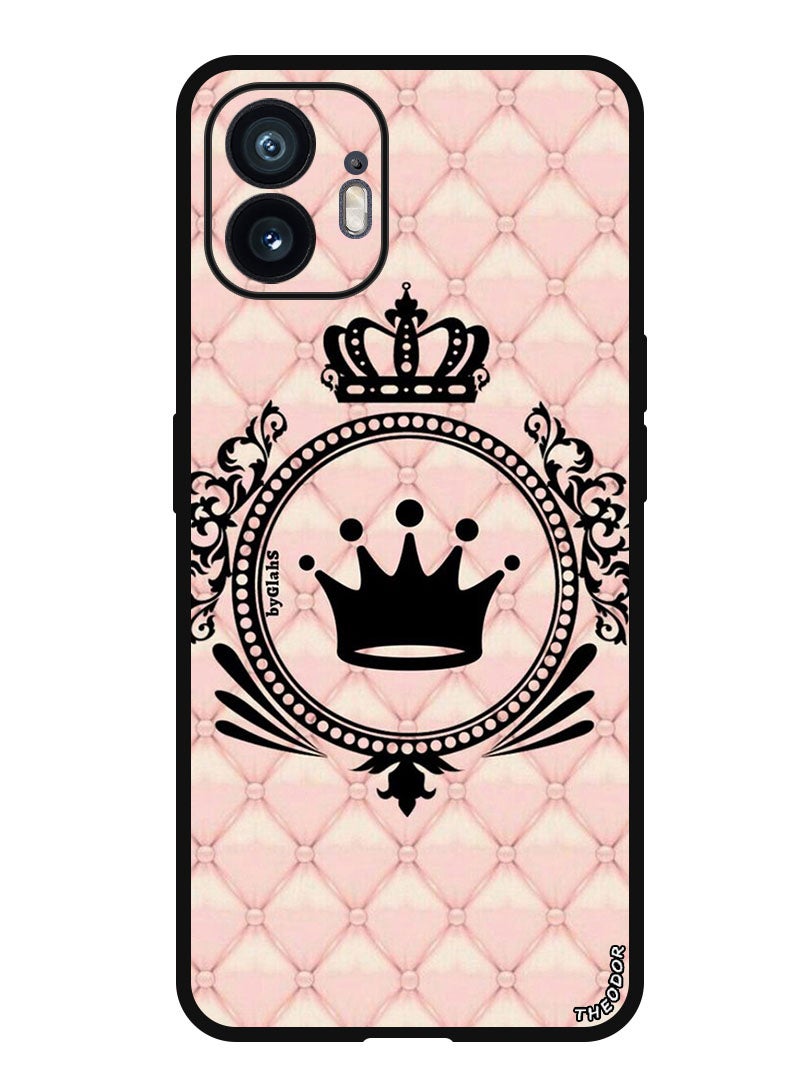 Theodor Protective Case Anti Scratch Shock Proof Bumper Cover For Nothing Phone (2) Princess Crown - Image 1