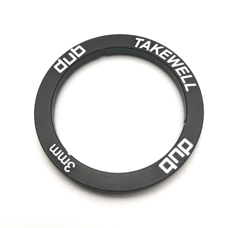 takewell Dub Bottom Bracket Spacer for SRAM Dub Bottom Bracket Installation, Aluminum, Black, 1 PCS, Width: 3 mm. The Aluminum Alloy Spacer Replaces Plastic Spacer. - Image 5