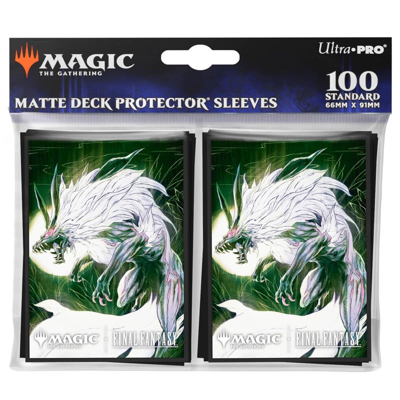 Ultra PRO Final Fantasy x Universes Beyond Summon Fenrir 100ct Deck Protector Sleeves for Magic The Gathering Trading Card Accessories Collectible Card Game Gear Final Fantasy Collectibles - Image 2