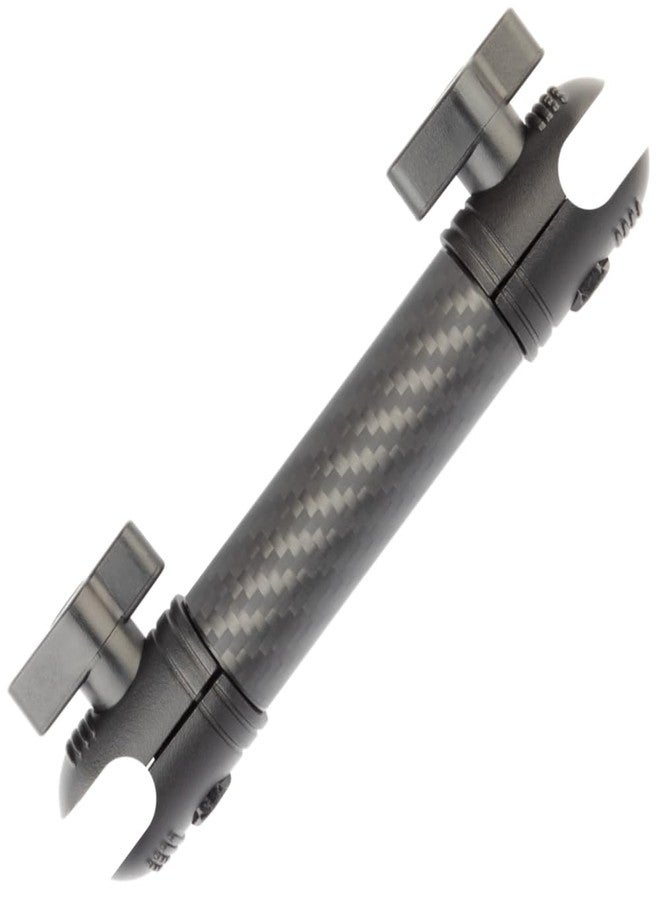 Bulletpoint Mounting Solutions Dash Mount 5.9" Arm Compatible with iPhone and Android Smartphones - Fits 20mm Attachment Ball (Matte Black Carbon Fiber) - Image 1