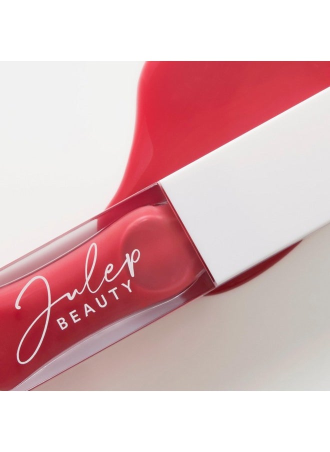 Julep - Julep So Plush Glossy Lip Oil - Nourishing Apricot, Avocado & Jojoba, Sheer Color & Shine, Moisturizing for Dry Lips-Clear Conscience (Rosy Glow, 1.15 oz) - Image 1