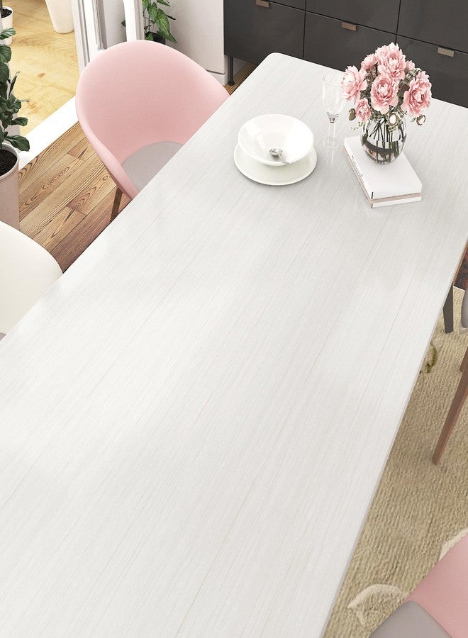 WESTICK White Wood Contact Paper for Cabinets Peel and Stick Countertops Waterproof White Wood Peel and Stick Wallpaper Self Adhesive White Wood Wallpaper for Bedroom Walls Wooden Vinyl 15.8" x 196" - Image 3