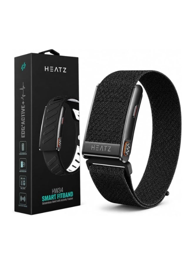 HEATZ HW34 Smart Fitband with ECG, Heart Rate, and SpO2 Monitoring - Image 1