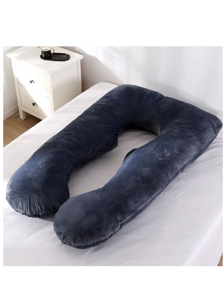 molody U Shaped Nursing And Maternity Pillow With Removable Velvet Cover  - Image 5