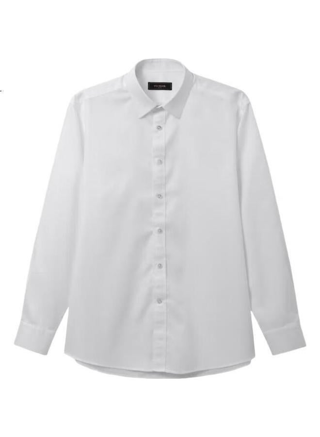 YOUNGOR Men'S Shirt Spring And Autumn, Casual Formal Shirt For Young Men, Vldp12134Bja, White, Size 41 - Image 2
