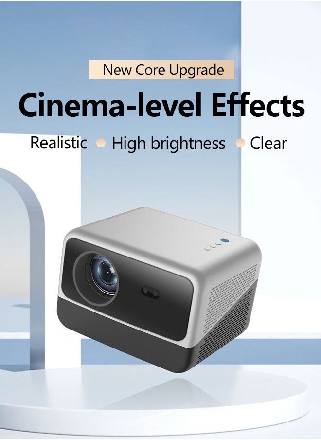 Bukela - 4K Projector with 5G WiFi and Bluetooth 5.3, 1000ANSI Movie Projector, Native 1080P Full HD Video Projector, Auto Keystone Correction home theater H10[Android/Auto focus] - Image 1