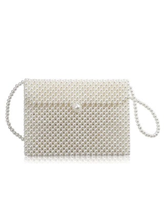 White hand-embroidered women's handbag with a large twist lock - pzsku/ZCFDC8F39CBD3300B00D0Z/45/1746710430/dec8627f-102b-4f9c-9fac-6d070c6afd0d