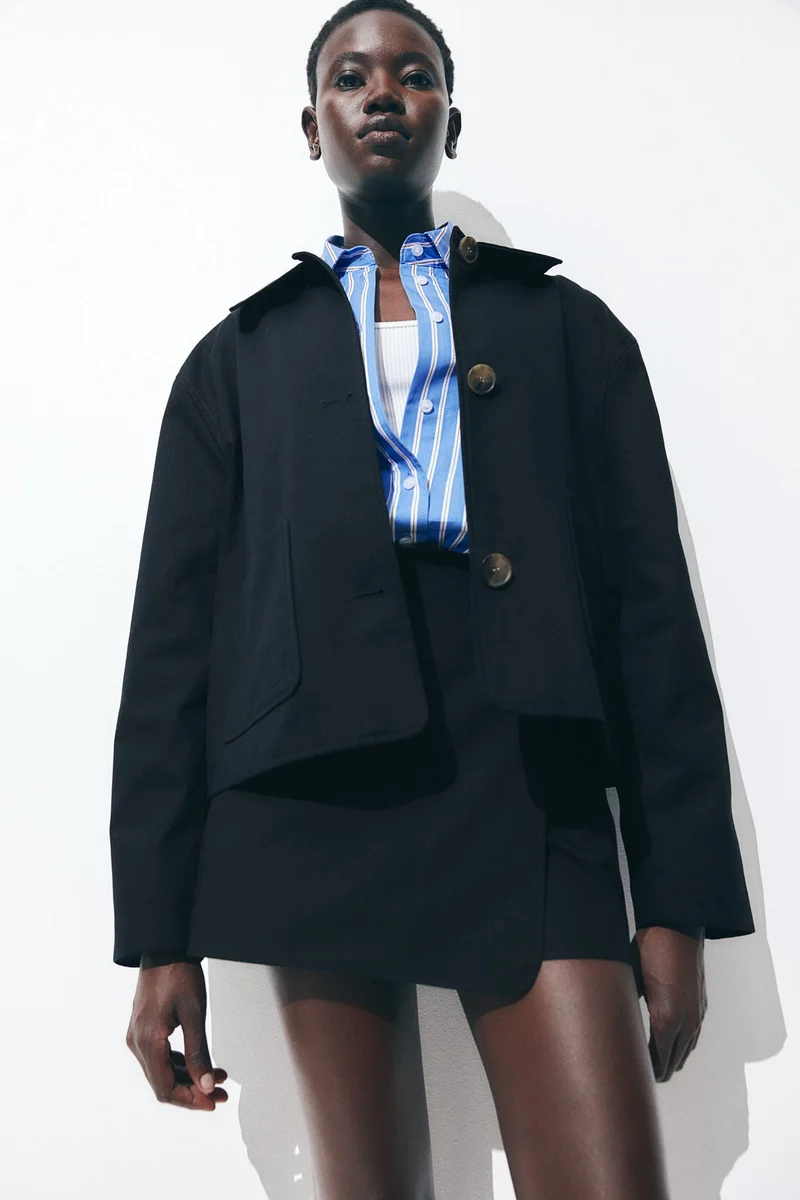 H&M Collared twill jacket
