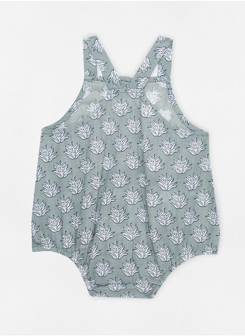 MANGO - Baby Unisex All-Over Print Romper - Image 1
