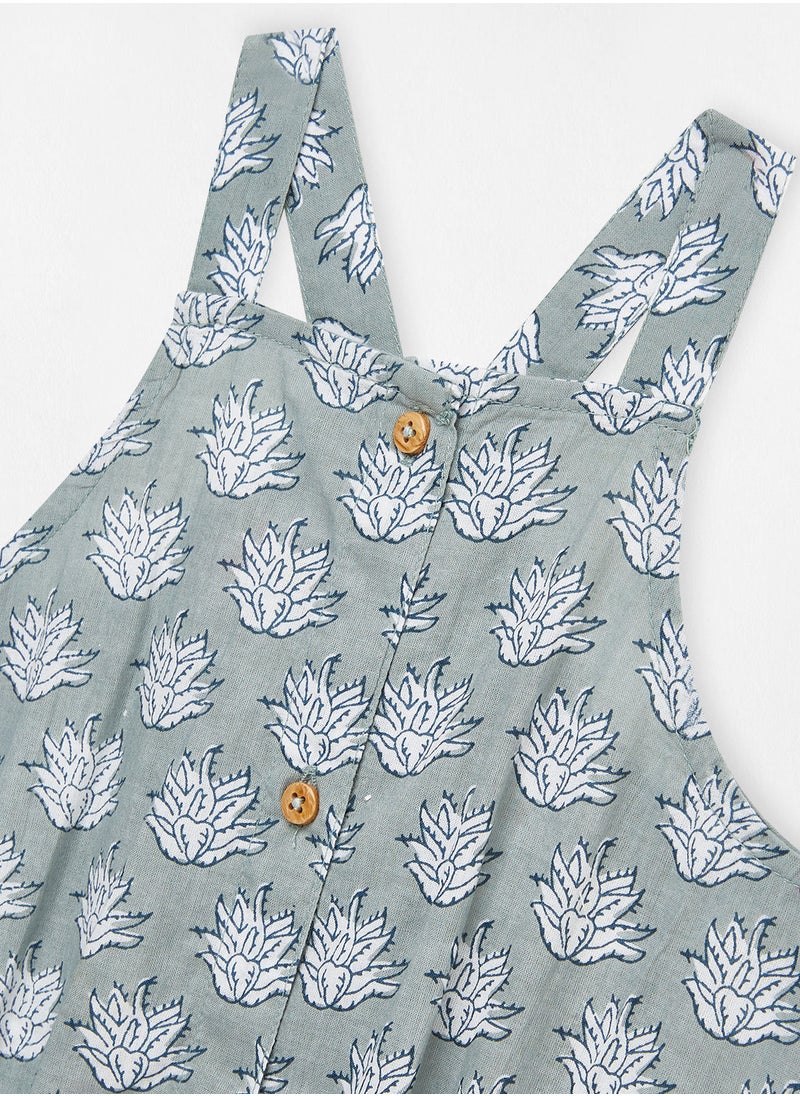 MANGO - Baby Unisex All-Over Print Romper - Image 1