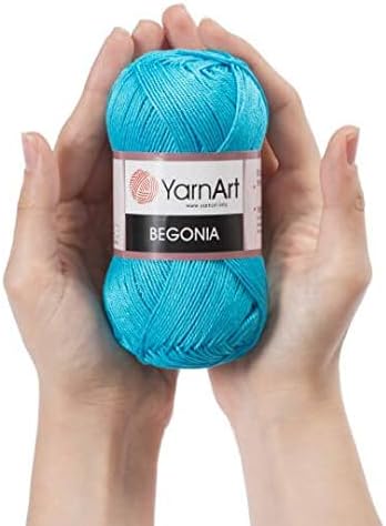 YarnArt 20 Skein Yarnart Begonia Yarn 100 Mercerized Cotton Each 176 Oz 50g  185 Yrds 169m Fine Sport 2 - Image 5