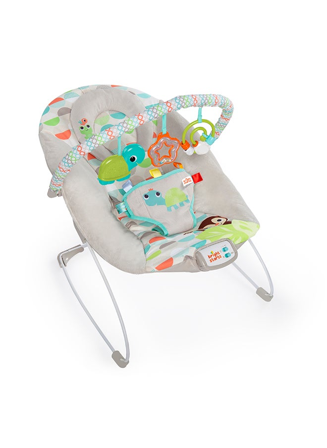 Bright Starts - Happy Safari Bouncer - Grey - Image 1