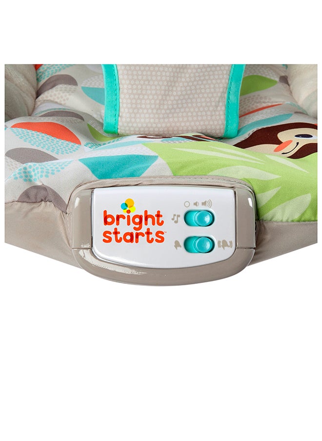 Bright Starts - Happy Safari Bouncer - Grey - Image 1