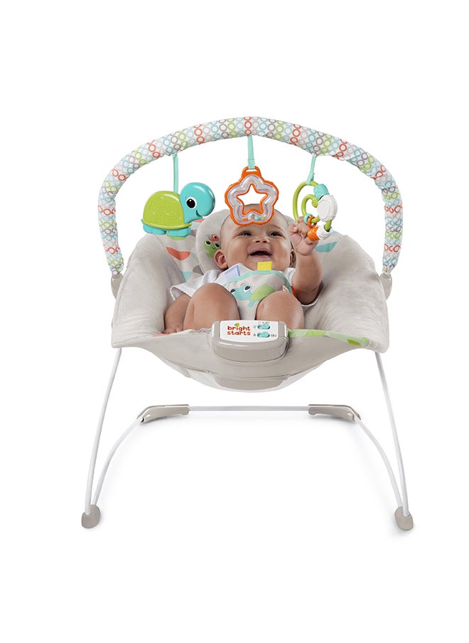 Bright Starts - Happy Safari Bouncer - Grey - Image 1