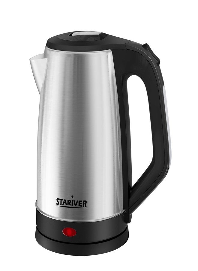 Stariver 2.5L Large Electric Kettle, BPA Free Stainless Steel Water Heater, Fast Boil Electric Tea Kettle, Water Boiler with Auto Shut-Off & Boil-Dry Protection for Family (10-12 Cups) - Image 1