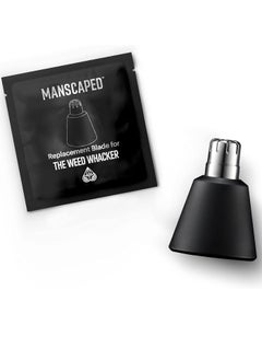 manscaped MANSCAPED The Weed Whacker Replacement Blade Cartridge for Electric Nose and Ear Hair Trimmer, Hygienic Twist-On Replaceable Clipper Blades, Sharp Dual Rotary Blade for Precision Cutting, 1 Pack  - Image 1
