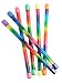JARU Glitter Baton Wand 6 Units 12 Magic Fairy Rainbow Colors Wands Toys for Girls and Kids Princess Decorations Party Favors Twirling Cheerleader Dance Baton Plus 1 Bouncy Ball 20026p - Image 3