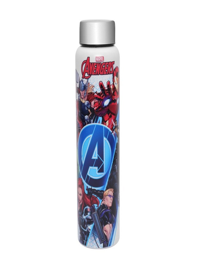 Jaypee Plus Galaxy prime ISI Certified Stainless Steel Water Bottle 950 ml |Marvel Avengers Kids water bottle|Leak Proof School Bottles for Girls & Boys |Ideal for Picnic,Travel,Fridge - Image 1