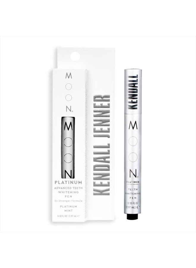 Moon Platinum Teeth Whitening Pen Co-Created with Kendall Jenner, 2X The whitening Power, 30+ Uses - Image 1