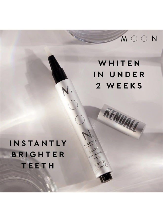 Moon Platinum Teeth Whitening Pen Co-Created with Kendall Jenner, 2X The whitening Power, 30+ Uses - Image 5