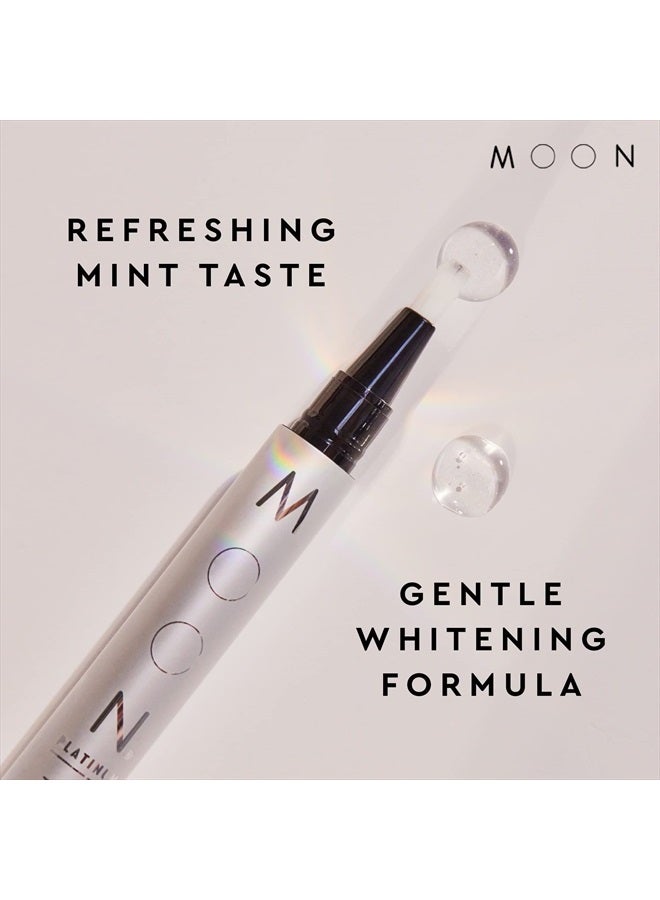 Moon Platinum Teeth Whitening Pen Co-Created with Kendall Jenner, 2X The whitening Power, 30+ Uses - Image 3