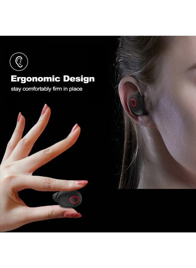 TWS T13 True Wireless Bluetooth In-Ear Earbuds With Charging Case Black - Image 3