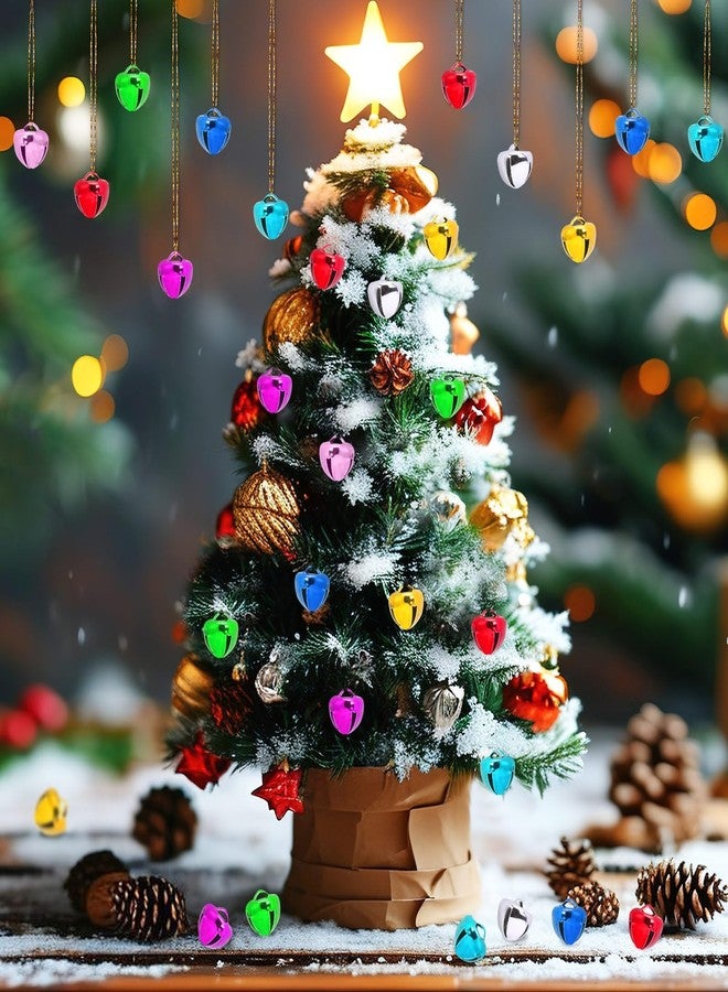 Augshy 120 Pieces Multicolour Jingle Bells, 2/5 Inch Craft Bell Bulk for Christmas Home and Pet Decorations Xmas Decor Party Favors Supplies - Image 5