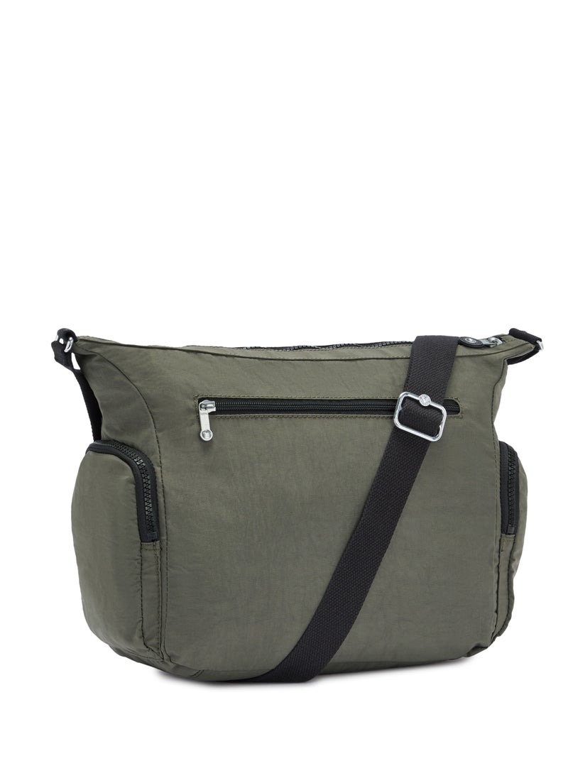 kipling - Gabbie Medium Crossbody Bag Green Moss - Image 1
