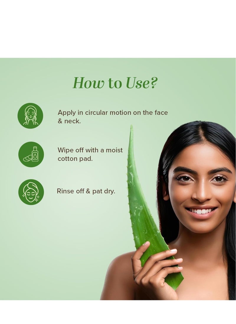 Khadi Natural - Cucumber and Aloevera Cleansing Milk Cream with Shea Kokum Butter 210ml - Image 1