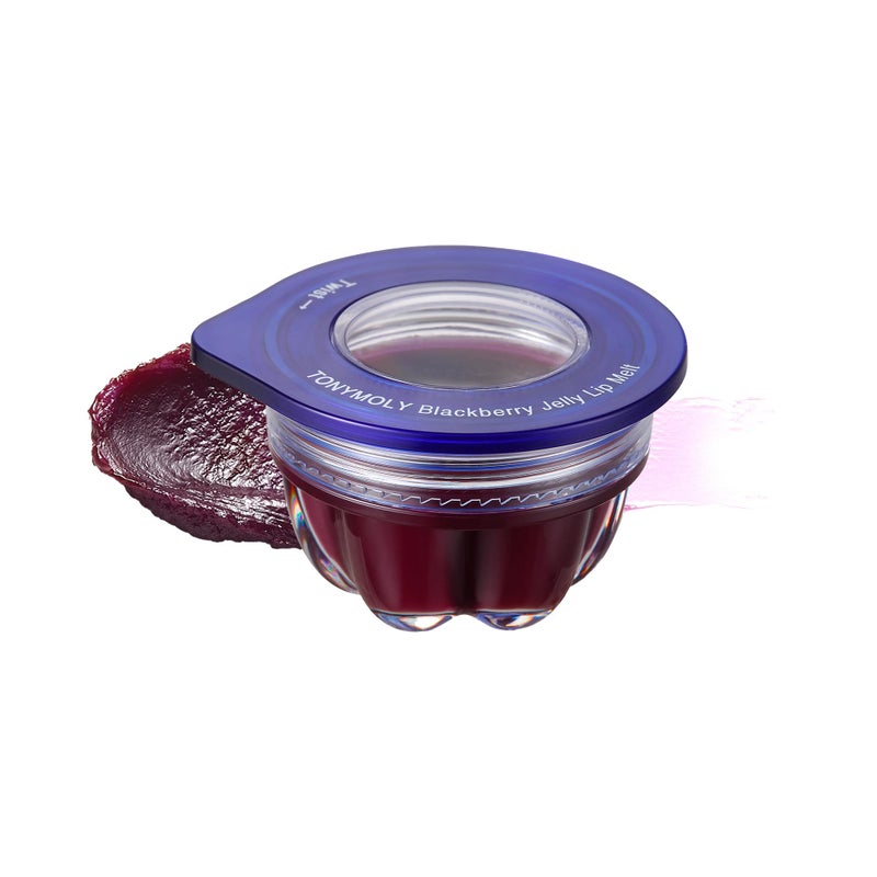 TONYMOLY Jelly Lip Melt Moisturizing Hydrating Nourishing Lip Balm Treatment Blackberry 031 oz - Image 3