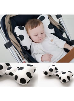 Newborn Baby Sleeping Nursing Pillows Prevent Flat Head，Baby Head Protection Pillows with Comfortable Portable Lightweight Breathable Shaping Pillows Pure Cotton Butterfly Neck Pillow 1 piece
