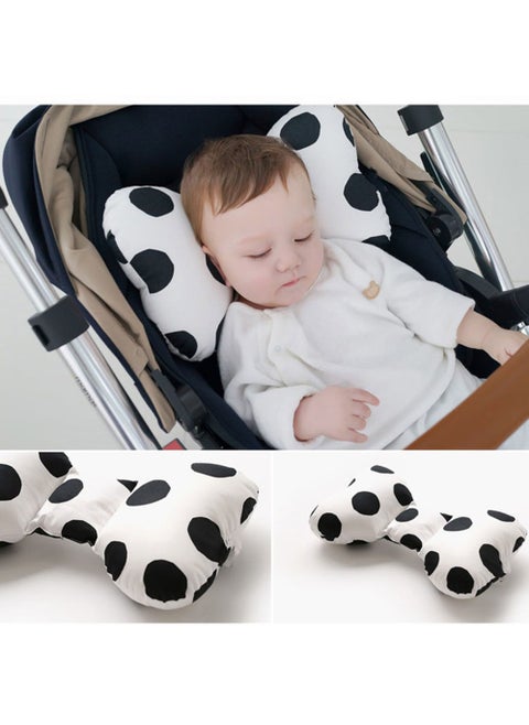 Newborn Baby Sleeping Nursing Pillows Prevent Flat Head，Baby Head Protection Pillows with Comfortable Portable Lightweight Breathable Shaping Pillows Pure Cotton Butterfly Neck Pillow 1 piece