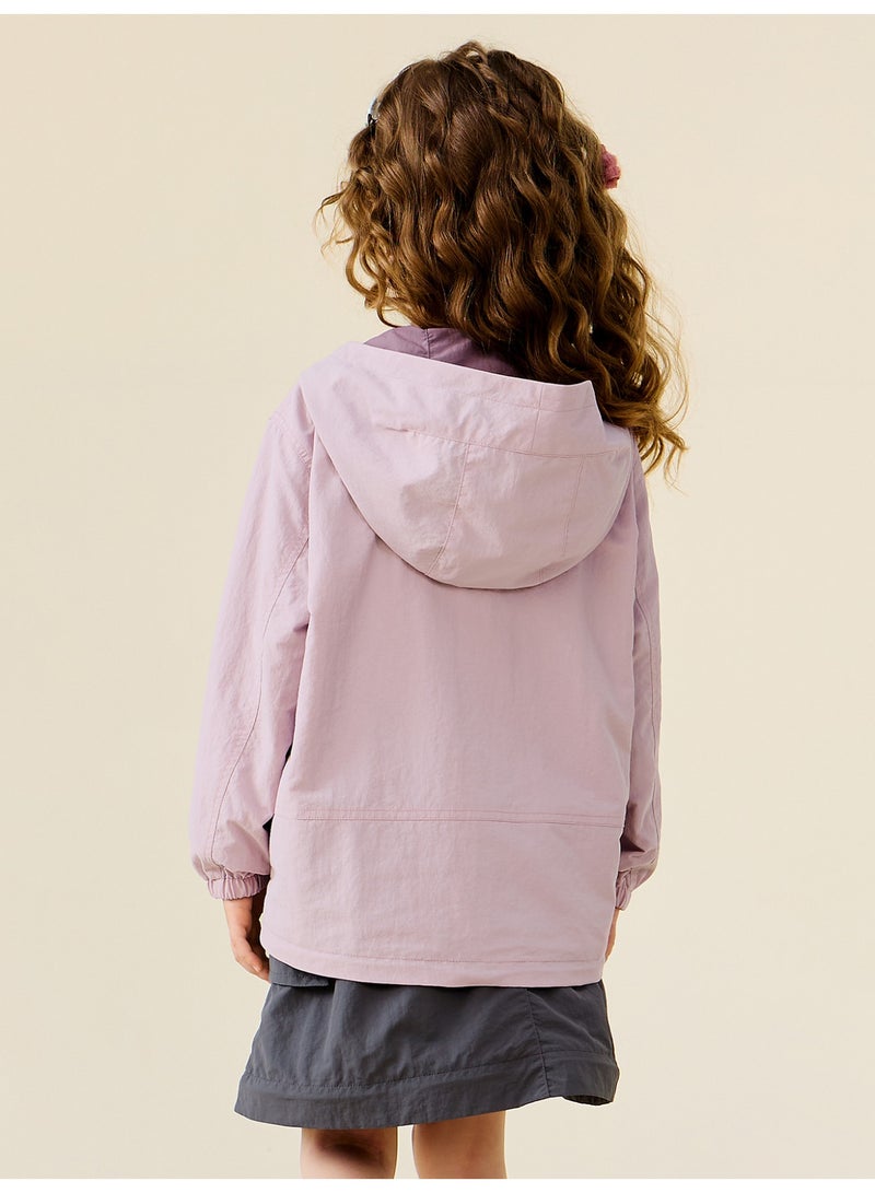 ميني بالا جاكيت رأس خفيف للاطفال غير منفصل جنسياً، منعش، مريح، تصميم جيب عملي، ذيل طويل، لارتداءه اليومي والخارجي العادي، معطف جديد للأطفال في فصل الربيع والخريف - Image 3