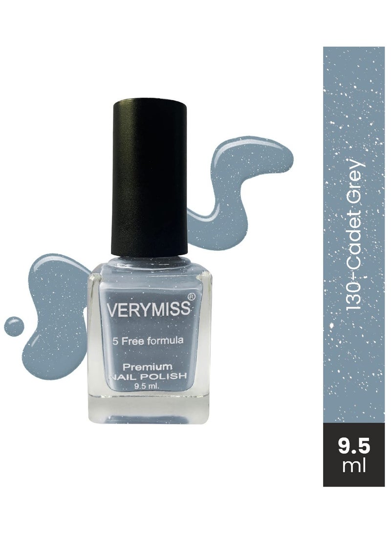 VERYMISS Verymiss Premium Nail Polish 9.5ml Cadet Grey  - Image 2