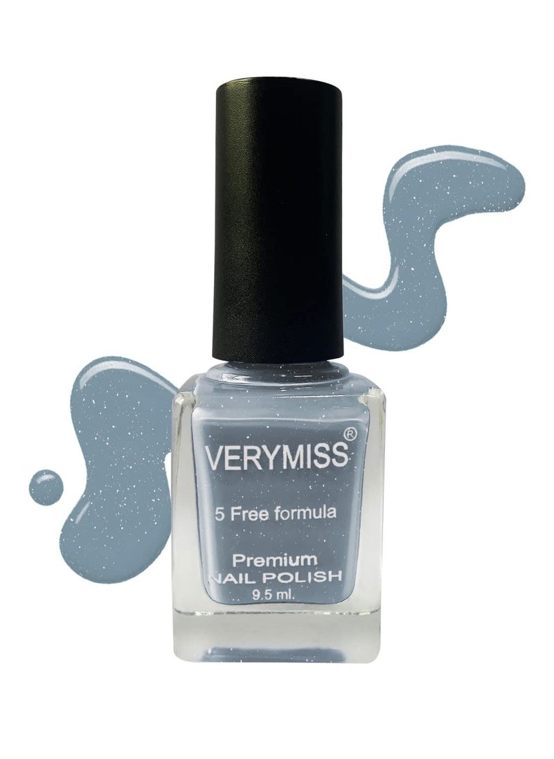 VERYMISS Verymiss Premium Nail Polish 9.5ml Cadet Grey  - Image 1