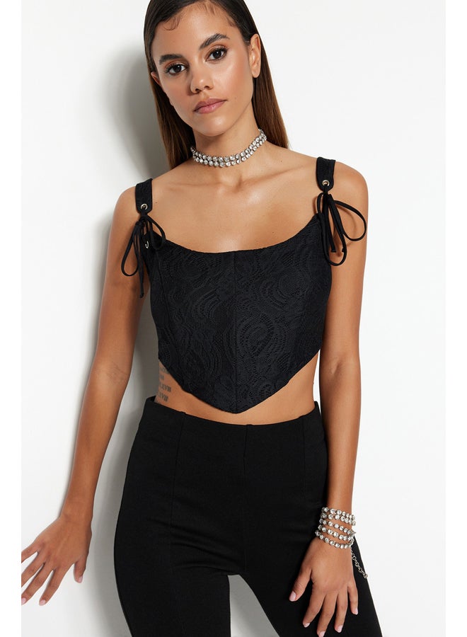 trendyol Woman Bustier Black  - Image 2